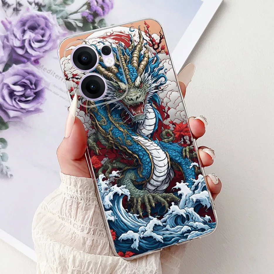 Cute Lucky Koi Painted Soft Slim Phone Case