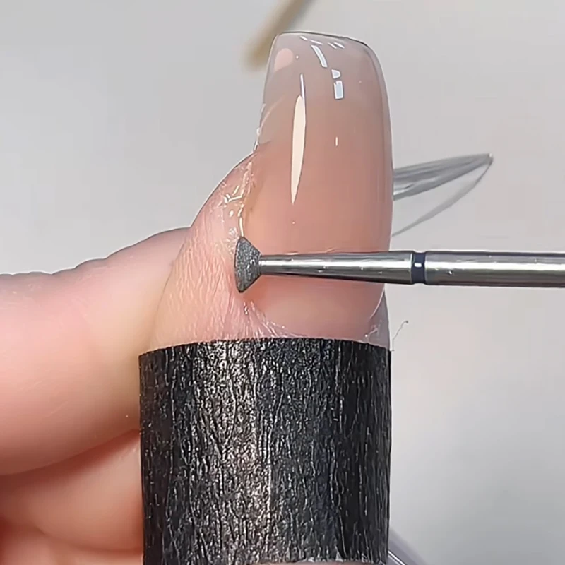 1/2개/세트 빠른 제거용 잉크/접착제 제거 네일 비트 M+F 고급 스테인리스 스틸 네일 드릴 비트 큐티클 청소 및 잉크/접착제 제거 네일 도구