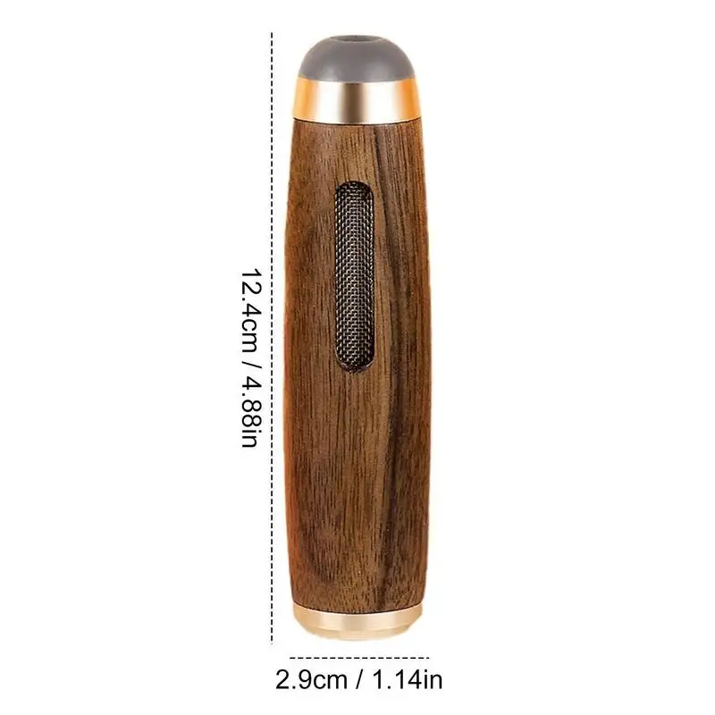 Mini Car Ashtray Wood Non-Dropping Portable Car Smoking Non-Projectile Special Cigar Holder Ash Organizer car ashtray portable ashtray