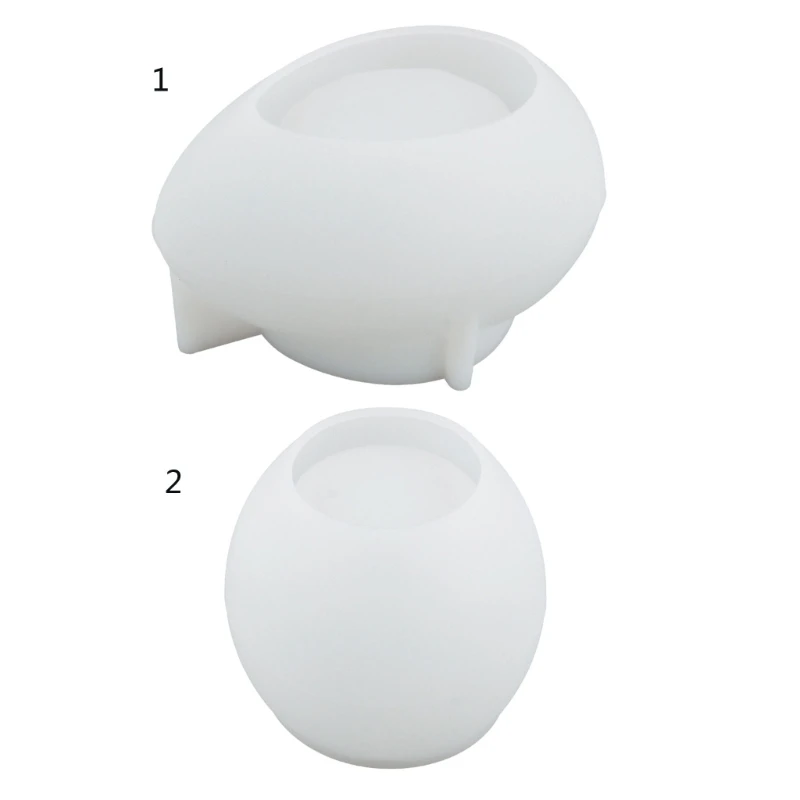 

Candle Holder Resin Molds Round Silicone Cup Mold for Baking and Crafting DIY Dining Table Centerpieces Decors