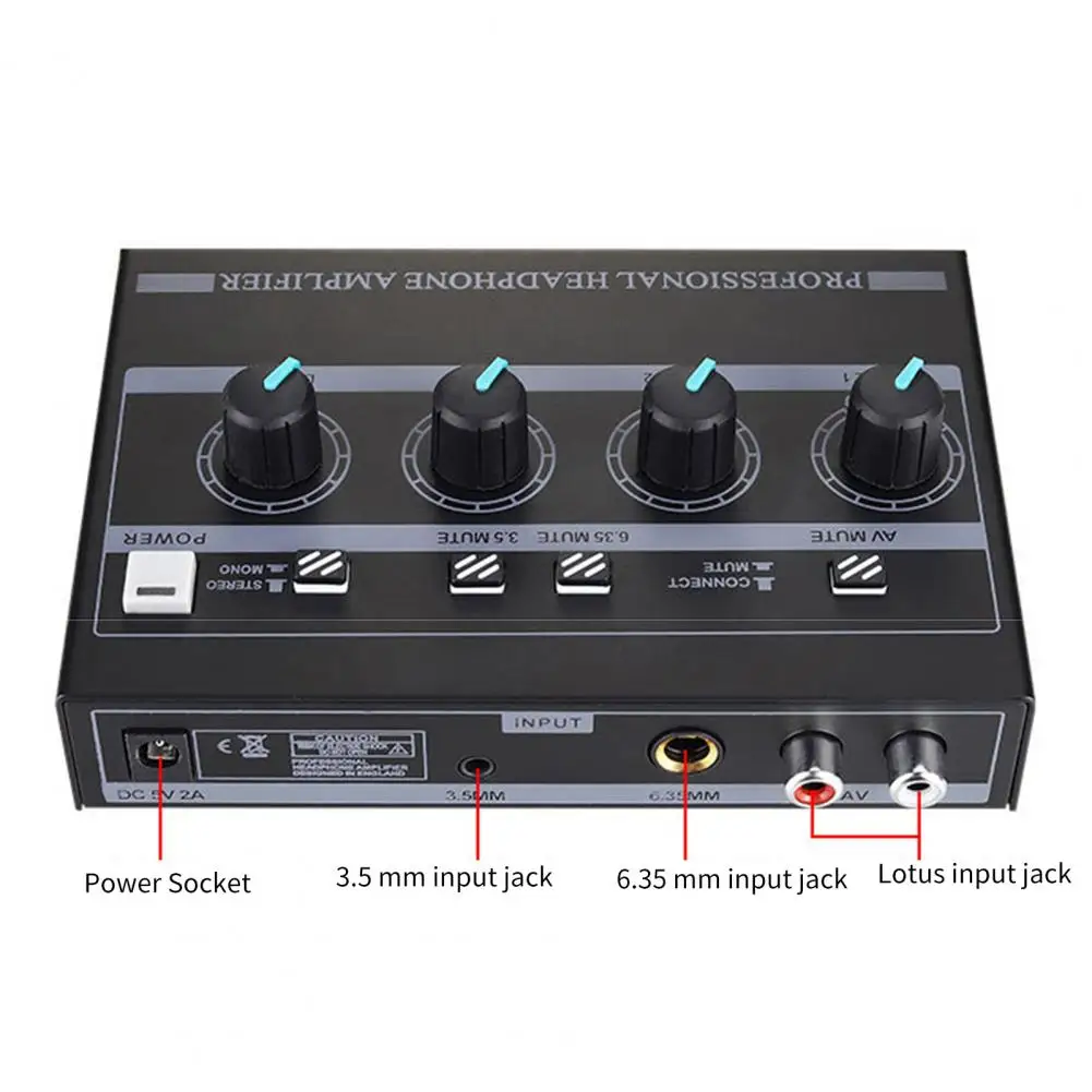 Headset Power-Amplifier Excellent Rechargeable Headphone Power-Amplifier 8-Channel Headphone for Studio