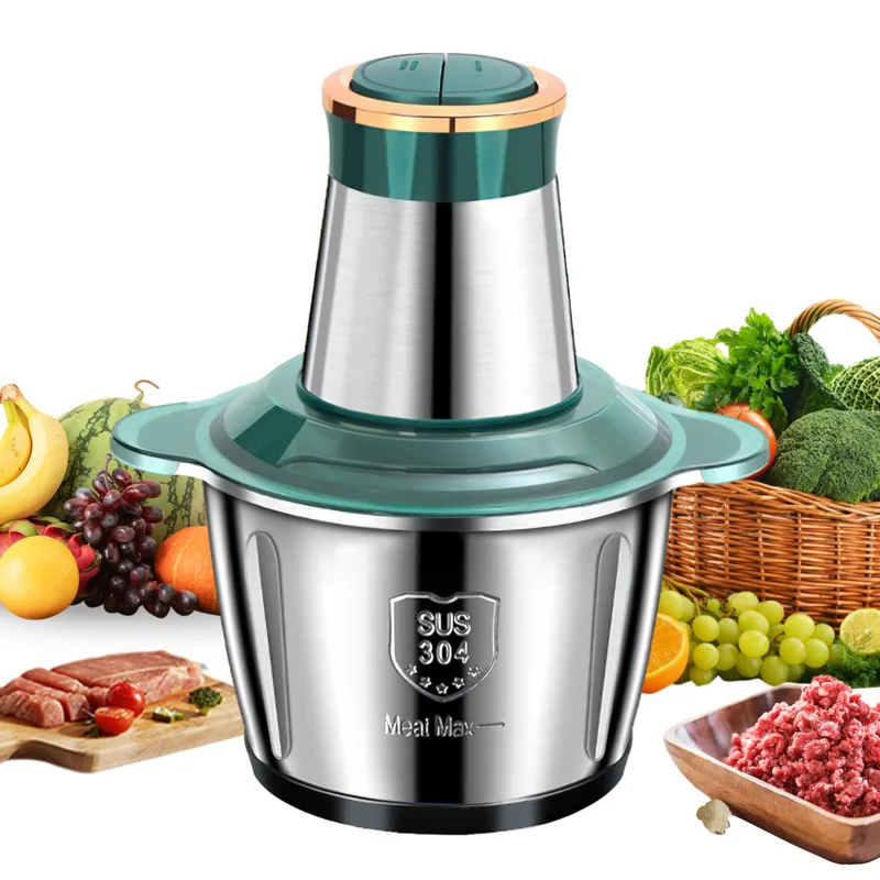 

Electric Meat Grinder 3L Stainless Steel Large Capacity Food Processor Blender Mincer Multifunctional Kitchen Utensils