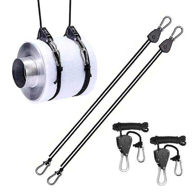 Metal Camping Tent Lifting Rope  Metal Gear Pulley Rope-ratchet