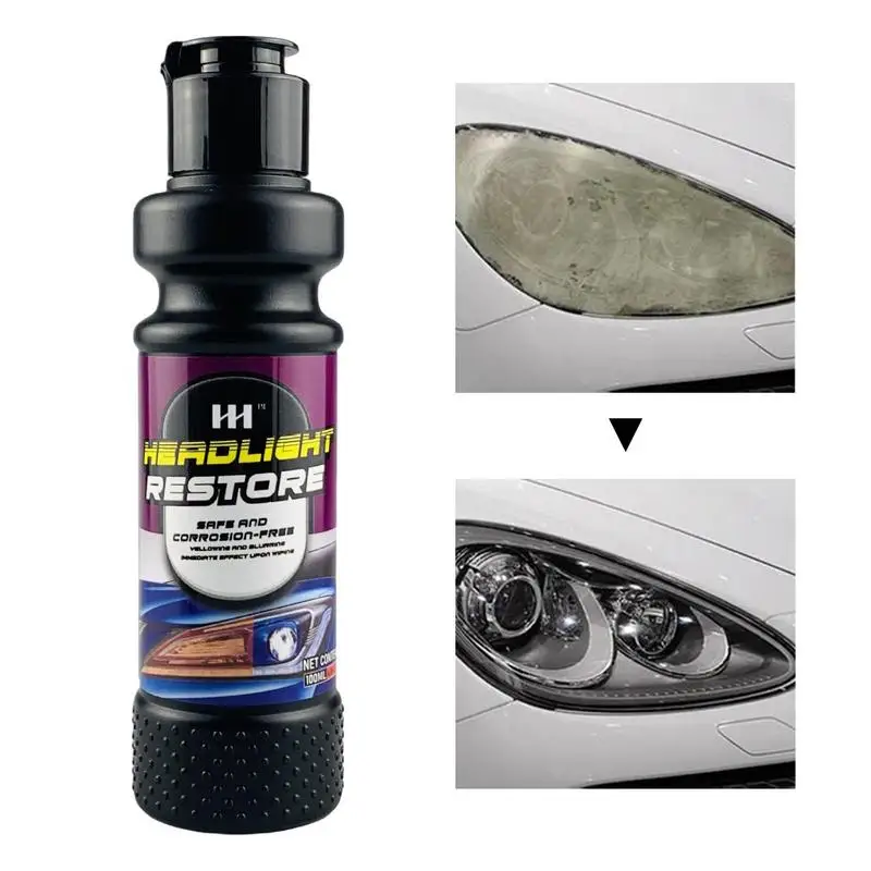 

Car Headlight Restorer 100ml Headlamp Restoration For Lens Restore Headlamp Lens Restore Cleaner For Motorcycles Cars RVs SUVs