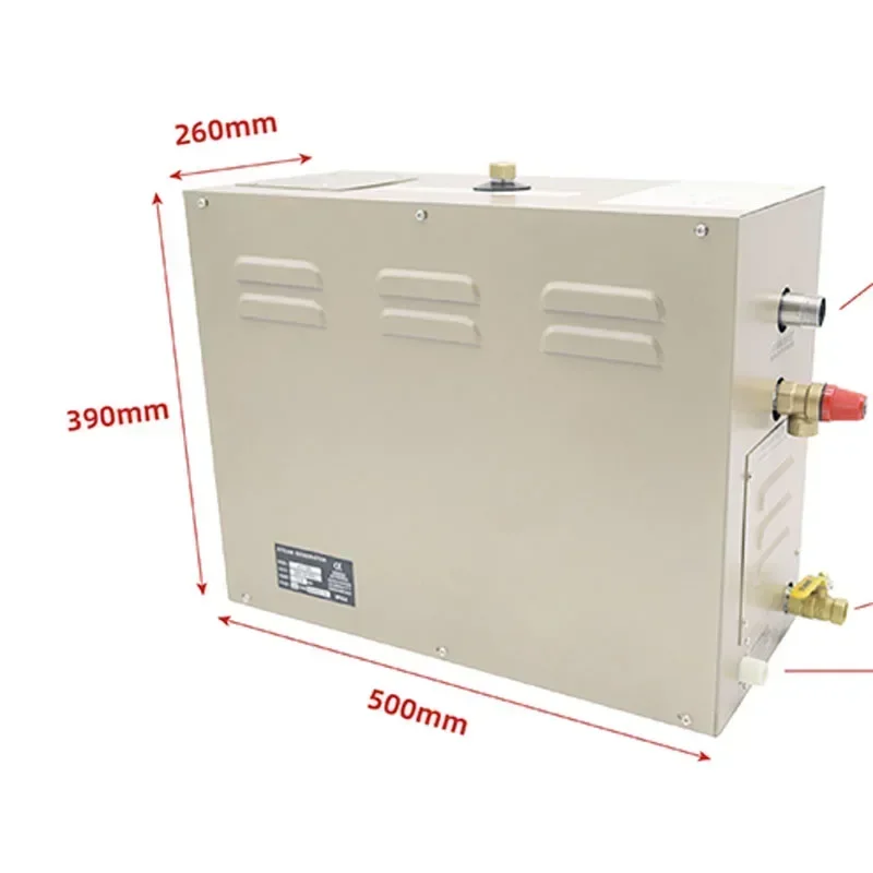 6KW Sauna Steam Machine Household Steam Generator Automatic Descaling Sauna Room Equipment