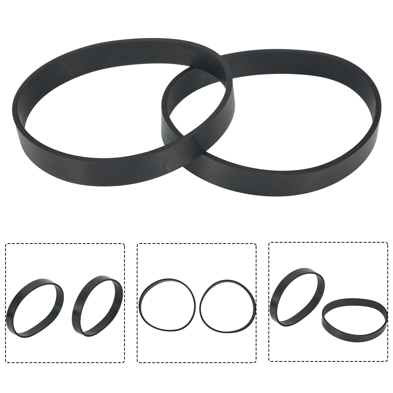 Sweeper Parts Belts Replacement Vacuum Cleaner 1604895 Or 2037034 2pcs Accessories Attachment Household Cleaning 4pcs vacuum belts for 1604895 compact