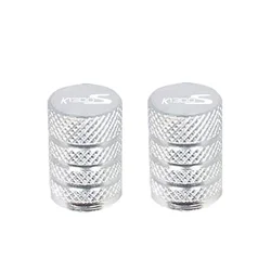 Premium Motorcycle CNC Wheel Tire Valve Stem Caps Covers (Titanium)