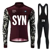 SYN BIEHLER-Long Sleeve Cycling Jersey Set, Road Bike Uniform, Bicycle Clothing, MTB Clothing, Autumn 3