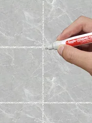 Ceramic Tile Waterproof Repair Pen for Bathroom and Floor Gaps (Silver)