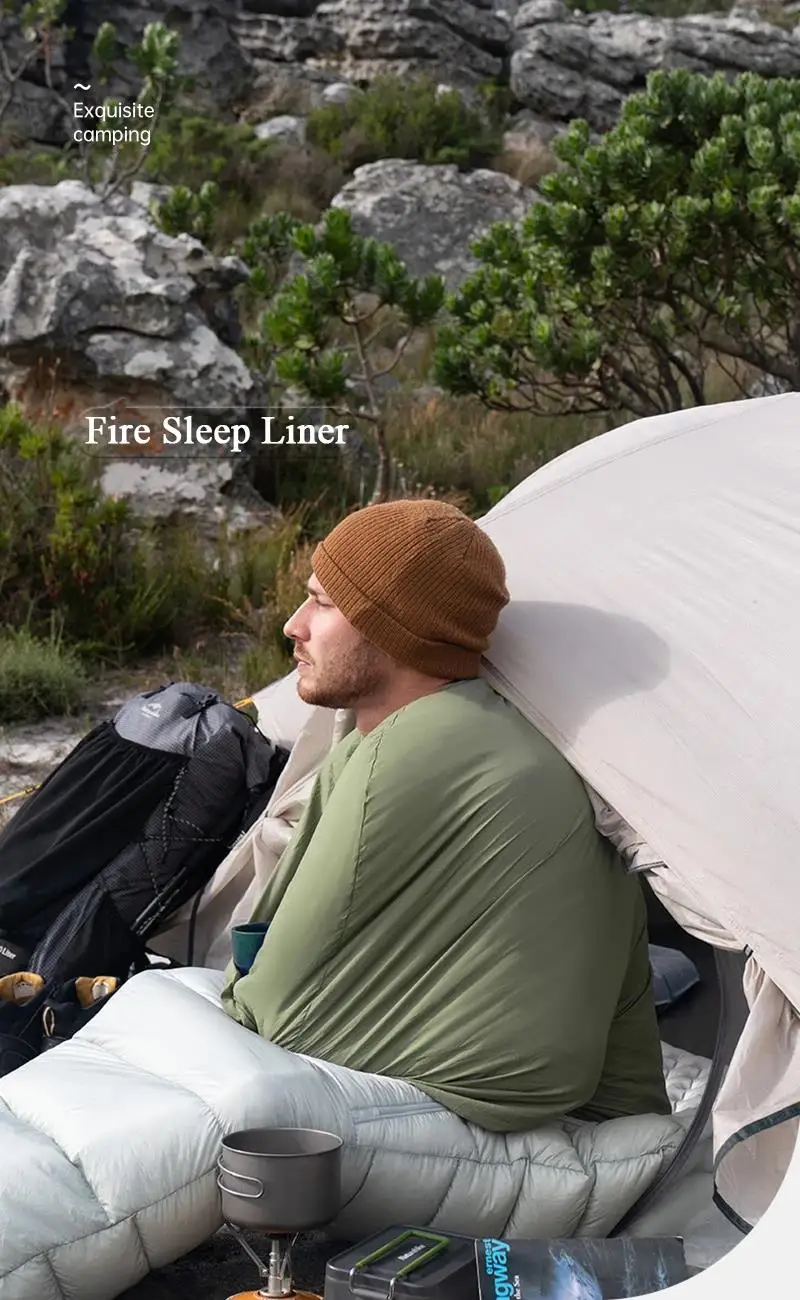 Description Picture 2 of itemNaturehike 128g Sleeping Bag Liner Ultralight Summer Sleeping Bags Cover Portable Outdoor Travel Hiking Camping Sleeping Bag
