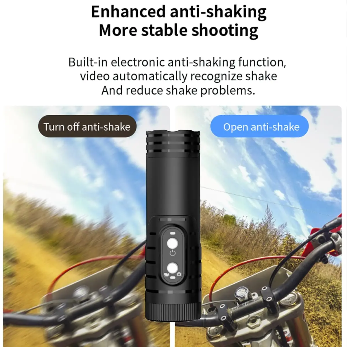 Outdoor 4K Shotgun Hunting Camera Anti Shake Sport DV WiFi Motorcycle Bike Helmet Camera Action Cam with Gun Mount Clip
