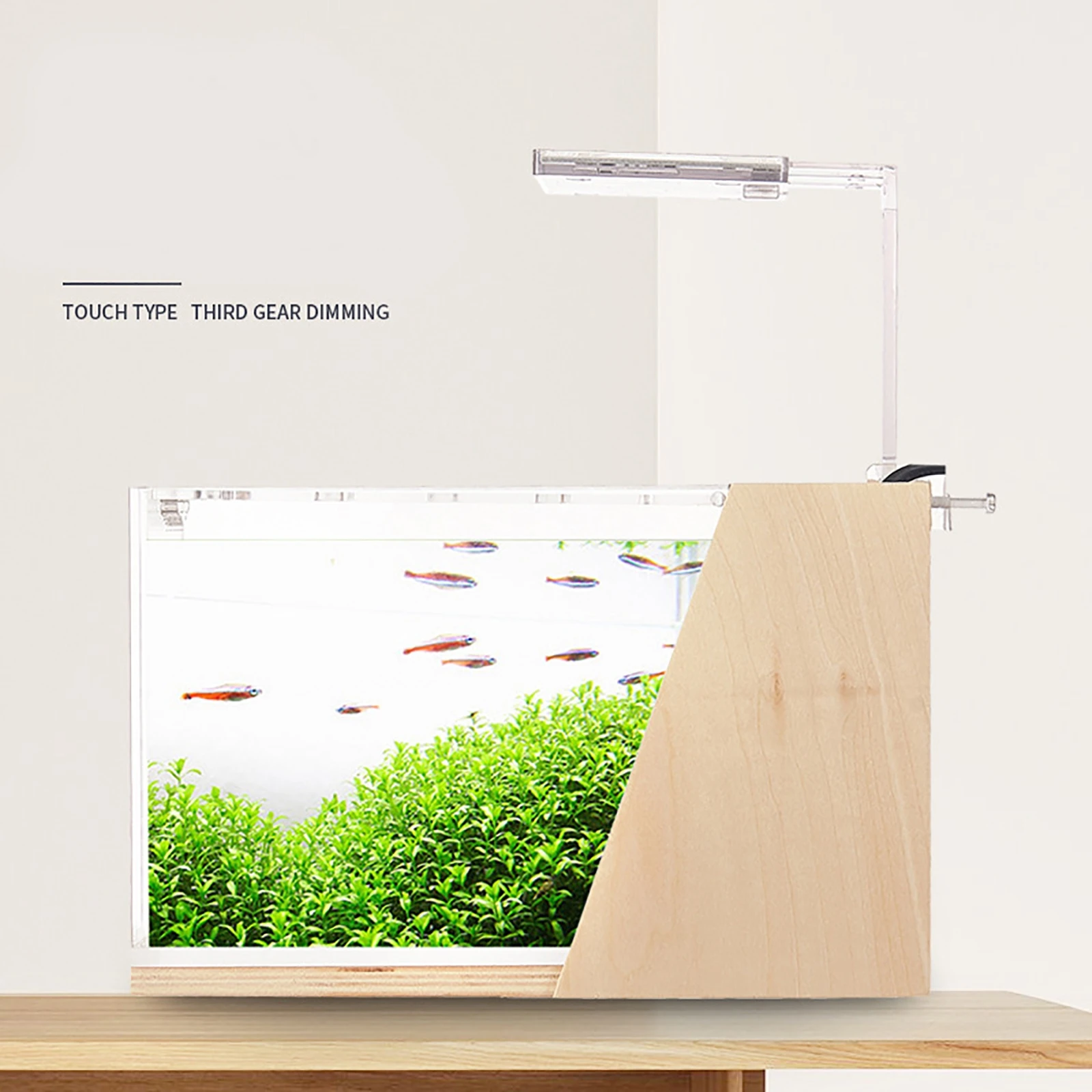 Fish Aquarium Desktop Mini Side Filter Acrylic Ecological Creative Office Micro Fish Tank Fishbowl