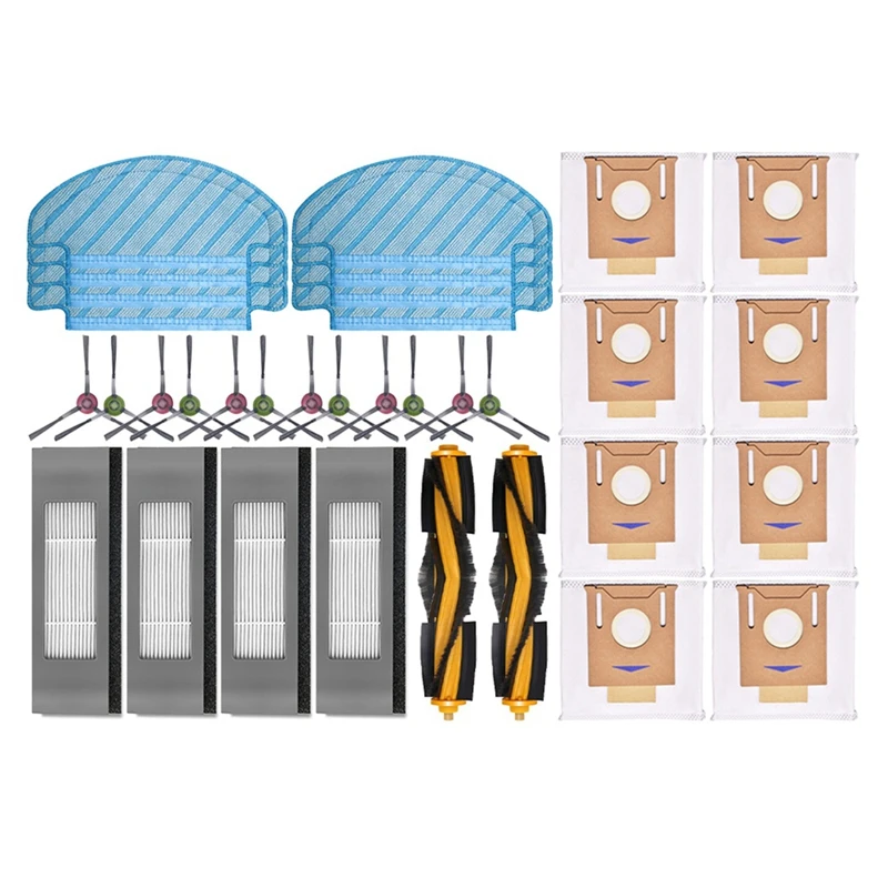 

For ECOVACS Deebot T9 AIVI T8 AIVI N8 Pro Series Vacuum Cleaner Main Side Brush Mop Cloth HEPA Filter Dust Bags Parts
