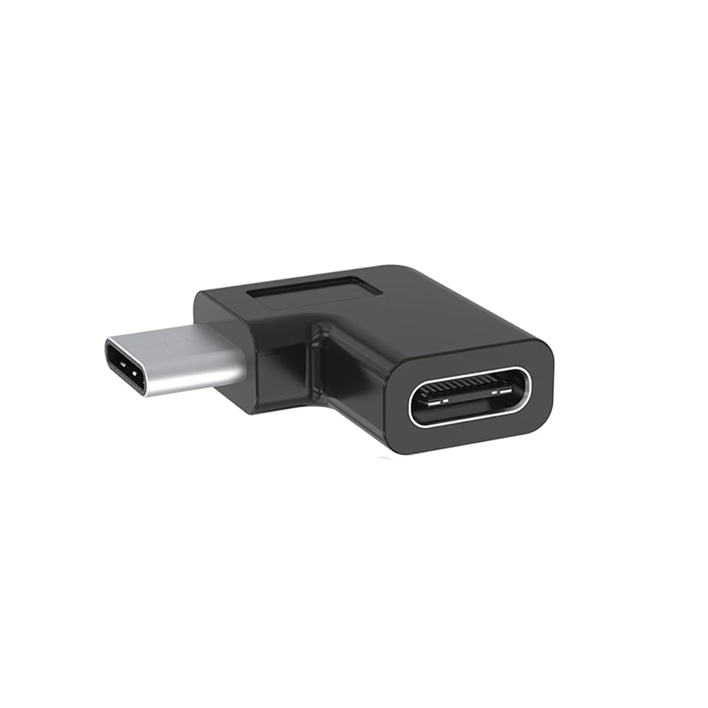 Type C Adapter Mini Portable 90 Degree Right Angle USB 3.1 Type C Male to Female Converter USB-C Adapter For Samsung for Huawei Smart Phone