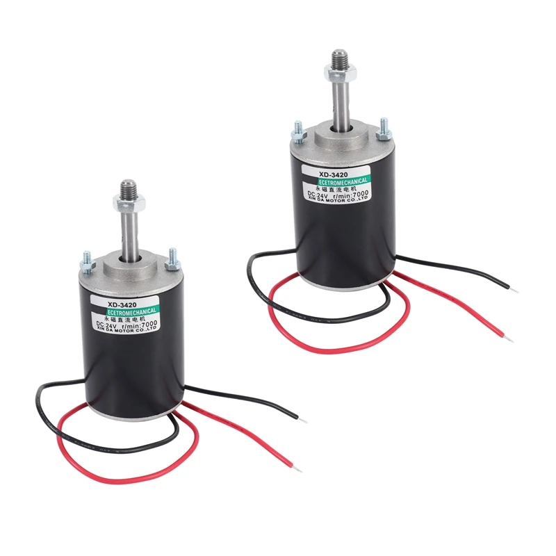 2X Xd-3420 30 Вт высокоскоростной Cw/Ccw постоянный магнитный двигатель постоянного тока
