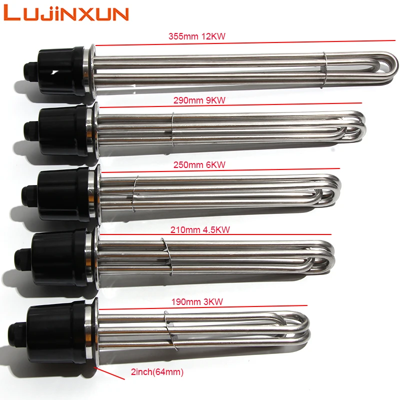 lujinxun tri bracadeira tubular elemento aquecimento eletrico 02