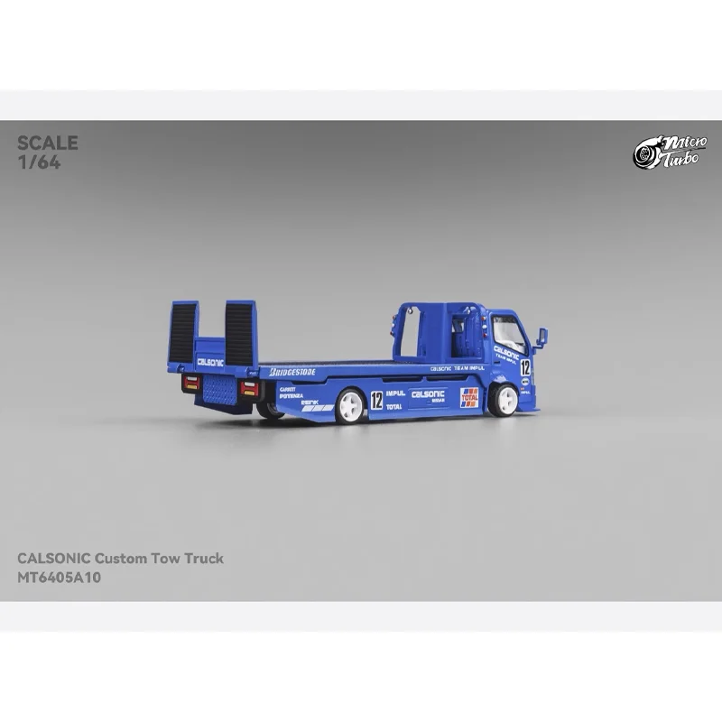 MicroTurbo 1/64 Calsonic Kansel Custom Tow Truck Alloy Toy Diecast