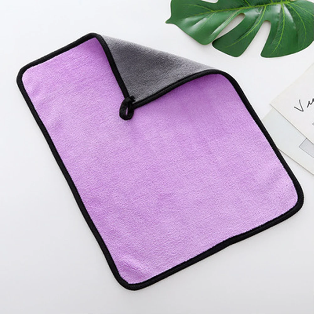 500GSM Super Absorption Car Wash Microfiber Towel Home Appliances Glass Cleaning Washing Clothes With High Density Coral Velvet