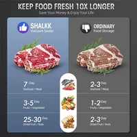 135W Vacuum Sealer Machine Custom Manufacturer Sellador Al Vacio for Food for Household Use With LED display 2