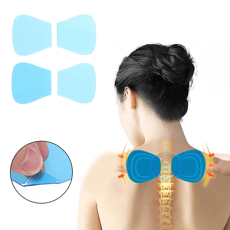 Gel Pads for EMS Neck Massager Trainer Hip Exerciser Replacement Body Massager Patch Muscle Stimulator Sticker Gels Accessories facial exerciser for facial muscle masseter trainer face and neck exerciser double chin reducer silicone facial exerciser