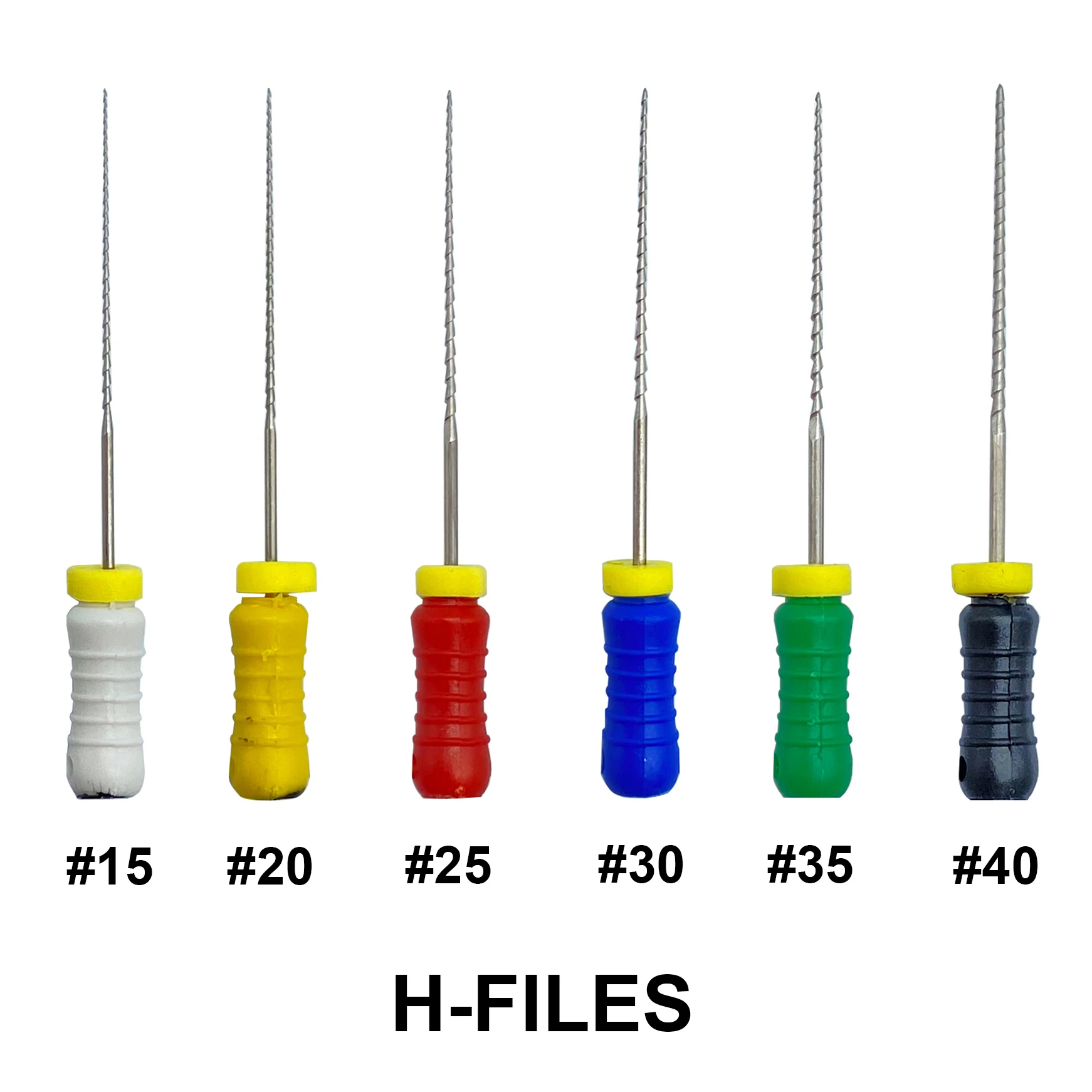 Рисунок 3 - эндодонтические напильники из нержавеющей