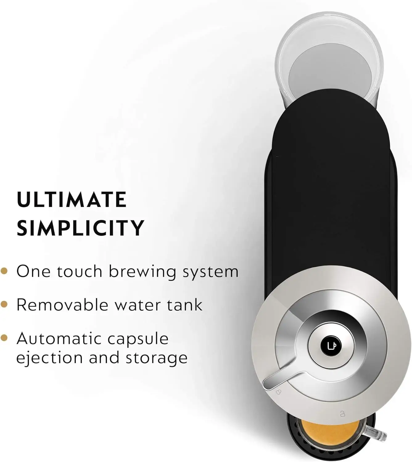 Vertuo Next Coffee and Espresso Machine by Breville with Milk Frother, 18 ounces, Light Grey 3