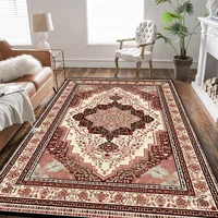 Persian Ethnic Style Carpet for Living Room Home Decoration Retro America Lounge Rugs Soft Bedroom Non-slip Bedside Mats 200x300 1