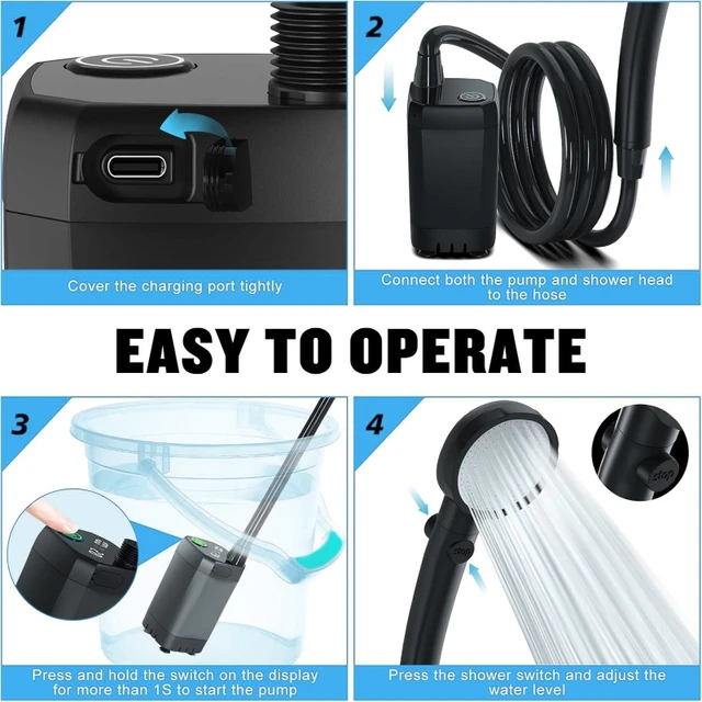 Portable Shower Pumps - Reliable Outdoor Solutions