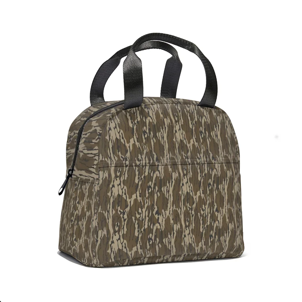 Everything Bottom Lands Camo Lunch Bag for School Waterproof Picnic Thermal Cooler Insulated Lunch Box Women Kids Tote Bags