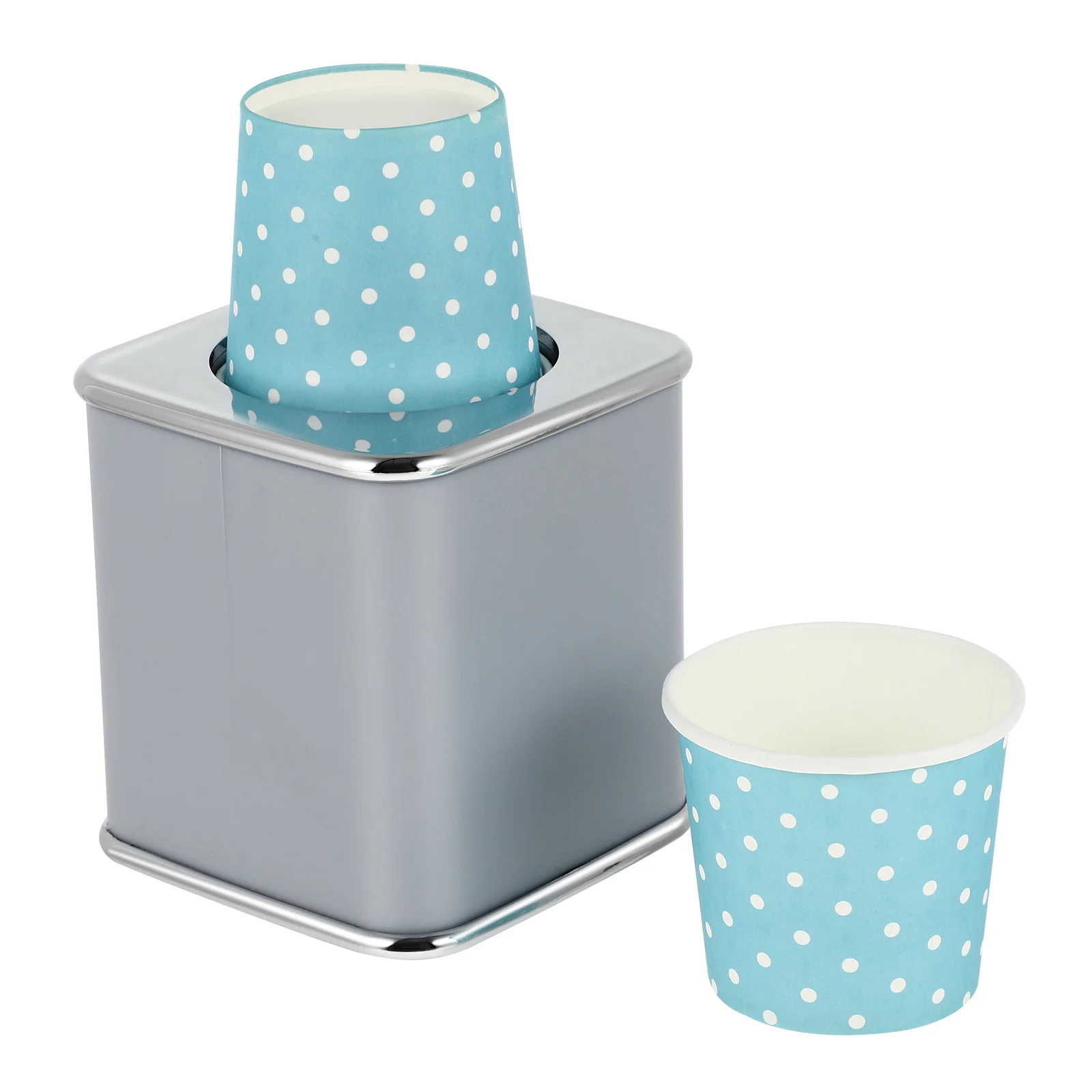 

Disposable Espresso Cup Paper Cup Dispenser Pull Type Beverage Cup Holder with 20PCS Cup (Random Pattern Cup)