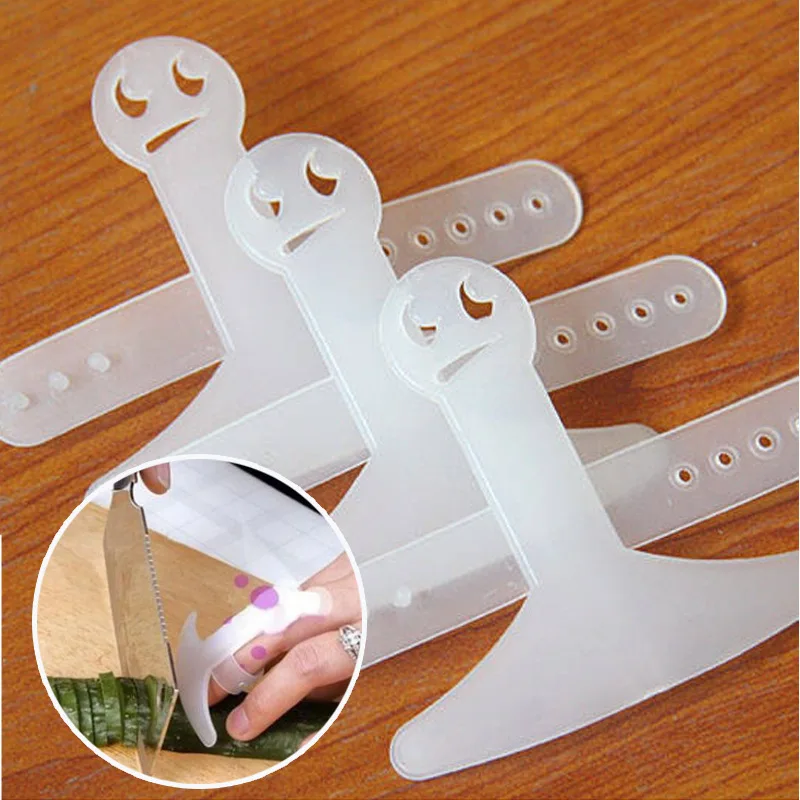 Finger Guard Plastic Protect Safety Finger Hand Protector Kitchen Cooking Tools 1pcs