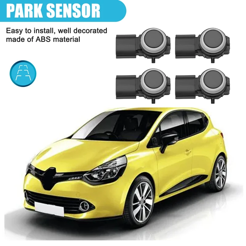 4x SKV PDC PARKSENSOR HINTERACHSE Passend Für REANULT CLIO IV KADJAR