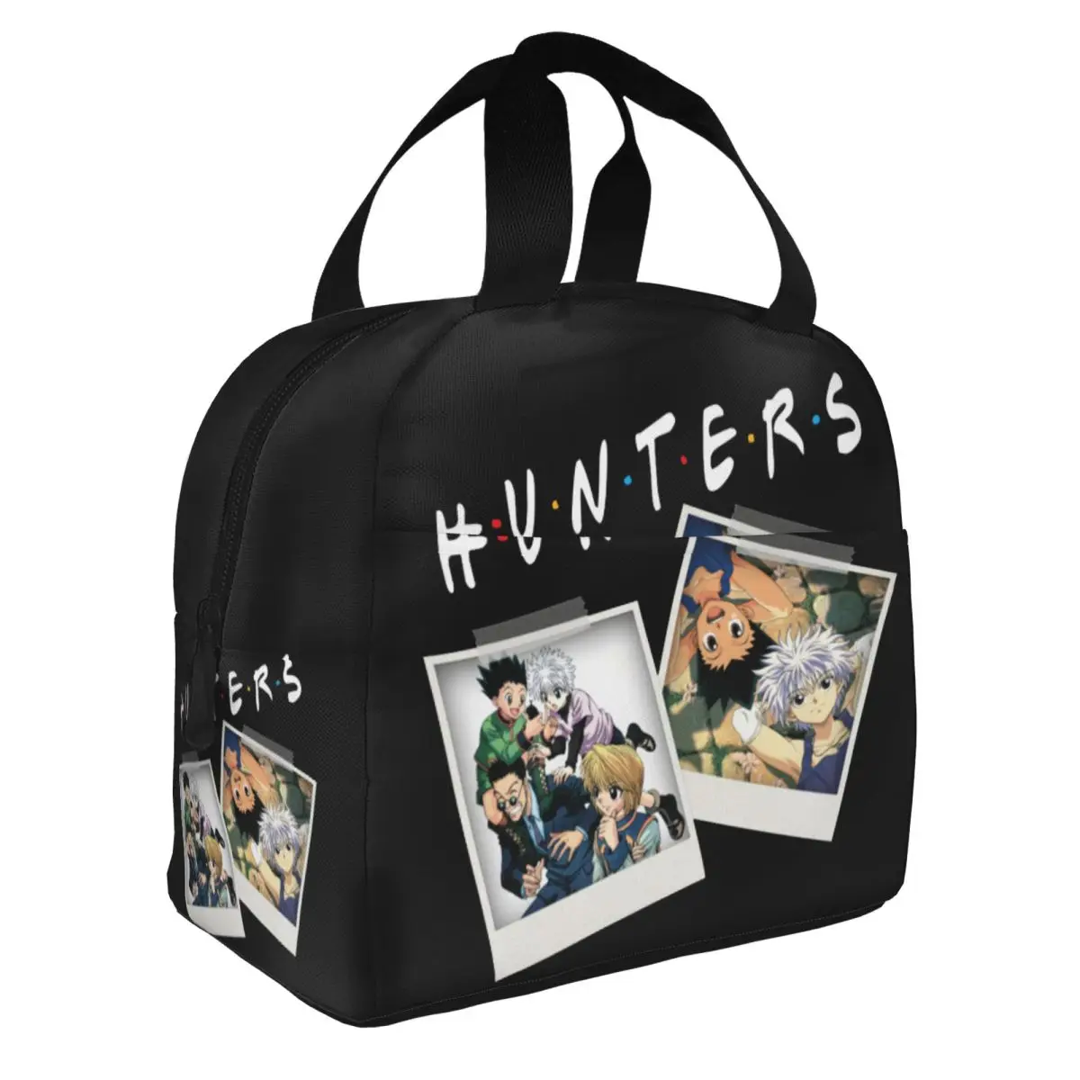 

Hunter X Hunter Friends Insulated Lunch Bag Cooler Bag Lunch Container Killua Hisoka HXH Anime Tote Lunch Box Bento Pouch