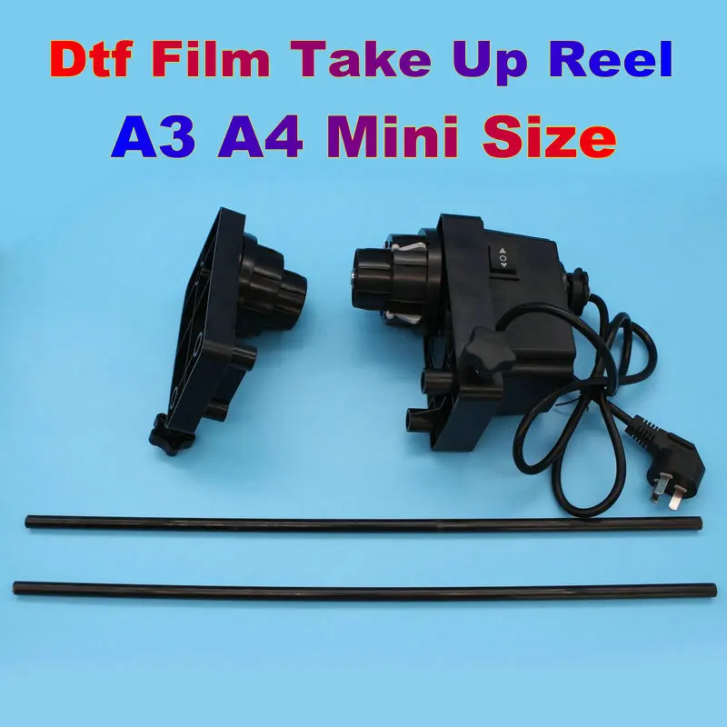 Uv Dtf Roll Wrap Transfer Pet Film Take Up Rewinder Takeup Reel Holder Kit Strumento Per Epson Xp 15000 L805 1390 L1800 L800 Equiment