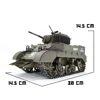 1/16 RC Tank U.S. M5A1 Stuart Light Tank Model 2.4G Military Vehicle Remote Control Crawler Tanks with Sound and Light Toy Boy 6