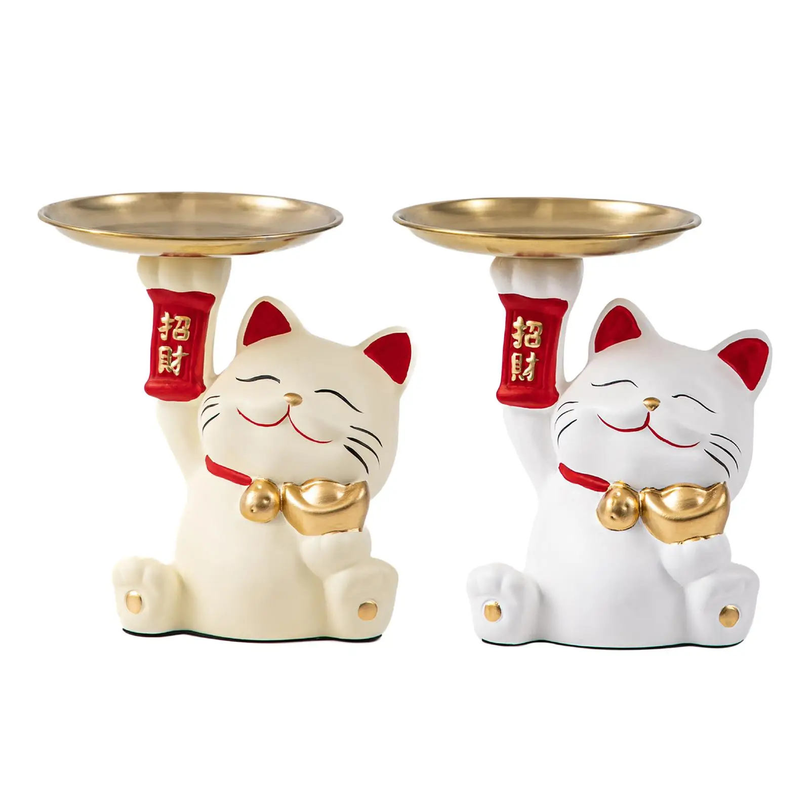 

Поднос для ювелирных изделий, Современное украшение в виде кошки из смолы, поднос для гостиной, полки, спальни, офиса