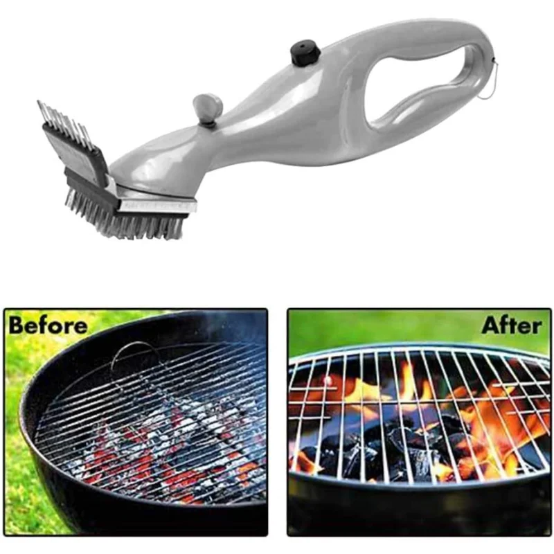 Barbecue Cleaning Tools Barbecue Grill Steam Cleaning Brushes BBQ Cleaner Suitable for Charcoal Scraper Gas Accessories Cooking Kitchen Tool