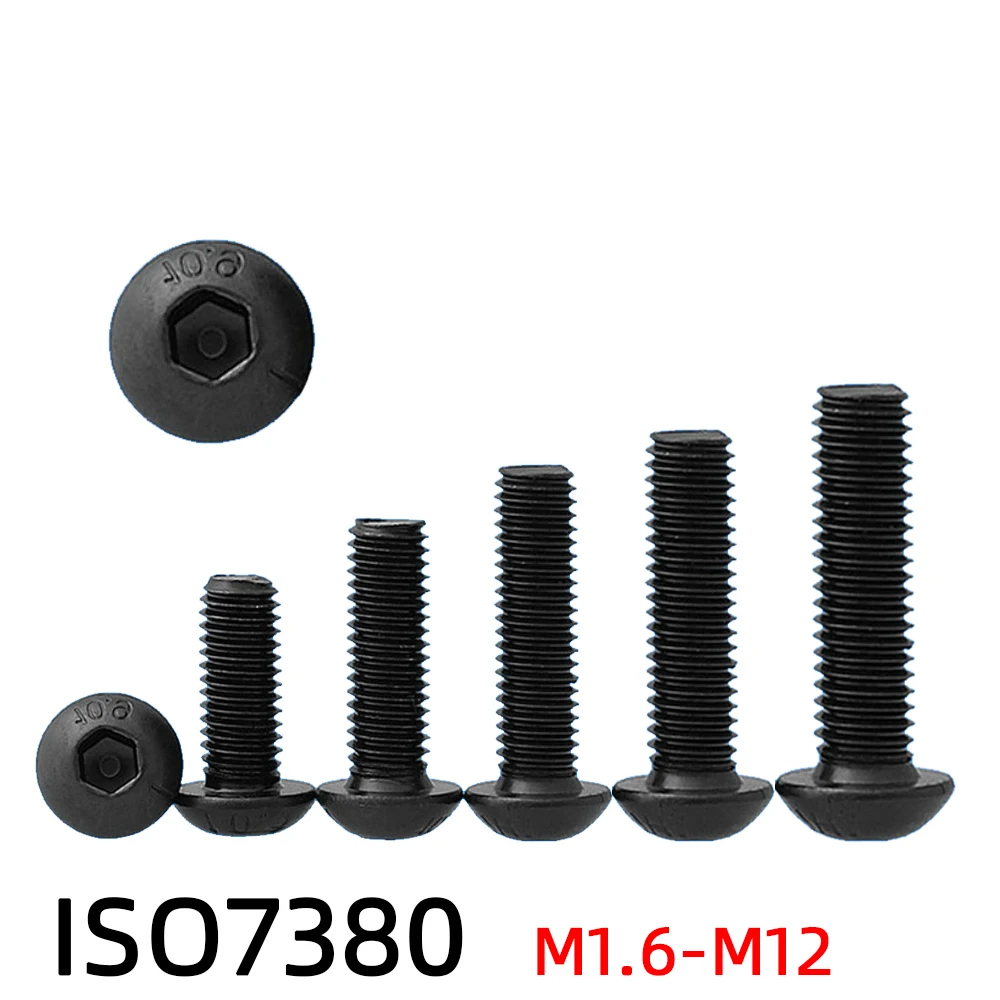 iso7380-m1-6-m2-m2-5-m3-m4-m5-m6-m8-m10-m12-304-a2-mushroom-round-black