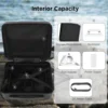 Satellite Travel Case Wear Resistant Stylish Water Proof Portable Satellite Storage Bag for Outdoor Camping RV Travel for Mini 2