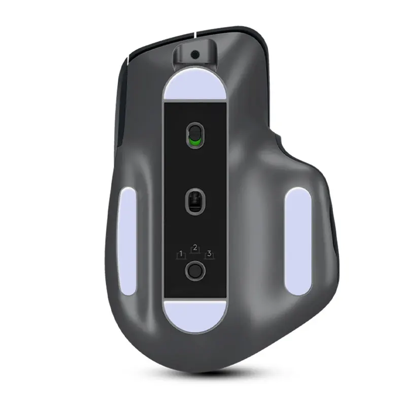 Mouse Skates Replacement - Light Gray Custom Curved Edge (2 Sets)