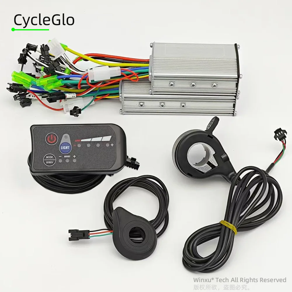 24V 36V 48V 250W 350W 500W E-scooter Brushless Motor Drive Controller S810 810 LED Display Panel Kit For E-bike Electric Bicycle