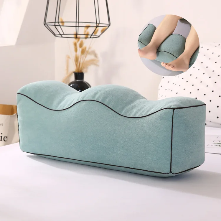 Anti Curling Sleep Leg Lift Pad Clip Leg Solid Color Foot Pillow Soft Pregnant Women Rest Lift Relax Pillow Foot Pad