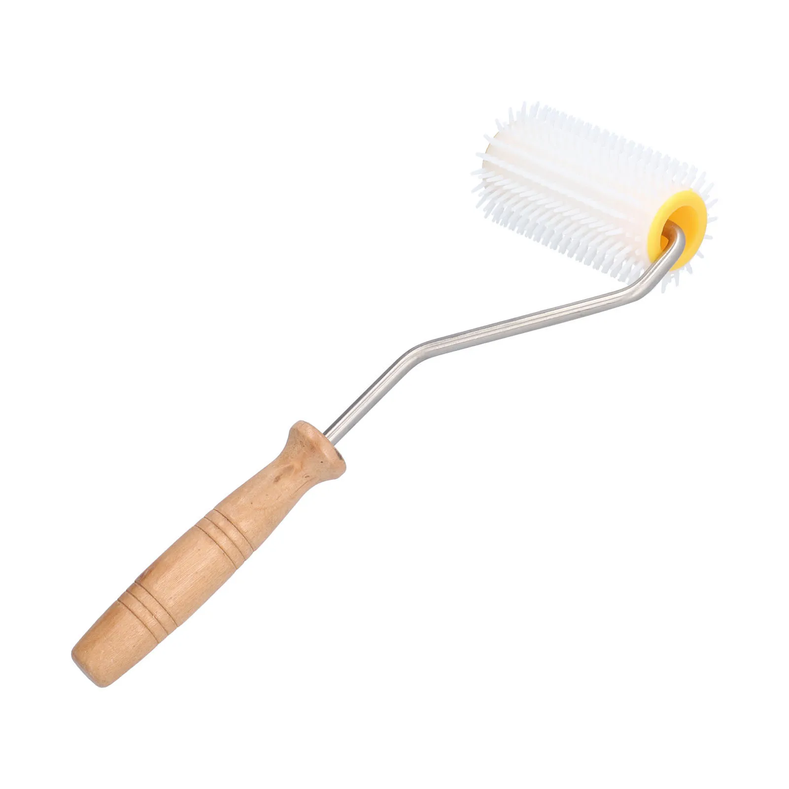 Description Picture 5 of itemHoney Roller Plastic Honey Uncapping Roller with Wooden Handle Beehive Extracting Roller Beekeeping Tool Uncapping Needle Roller