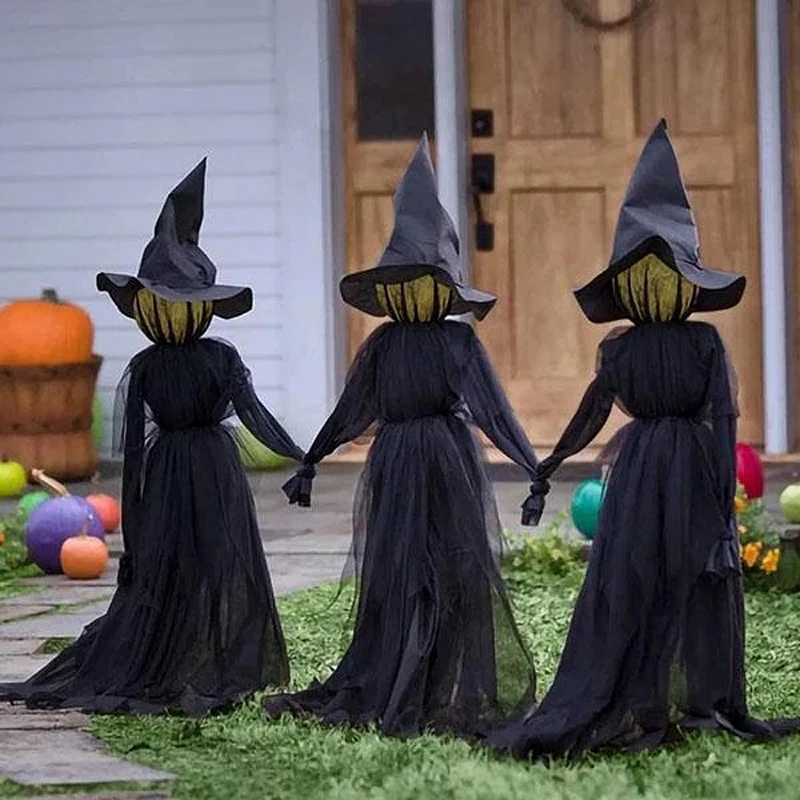 Outdoor Halloween Witches