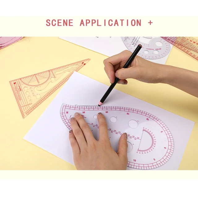 DIY Craft Sewing Tool for Beginner Designers Tailors French Curved Ruler Measure Ruler Dressmaking Tool Patchwork Ruler Y1QB 5