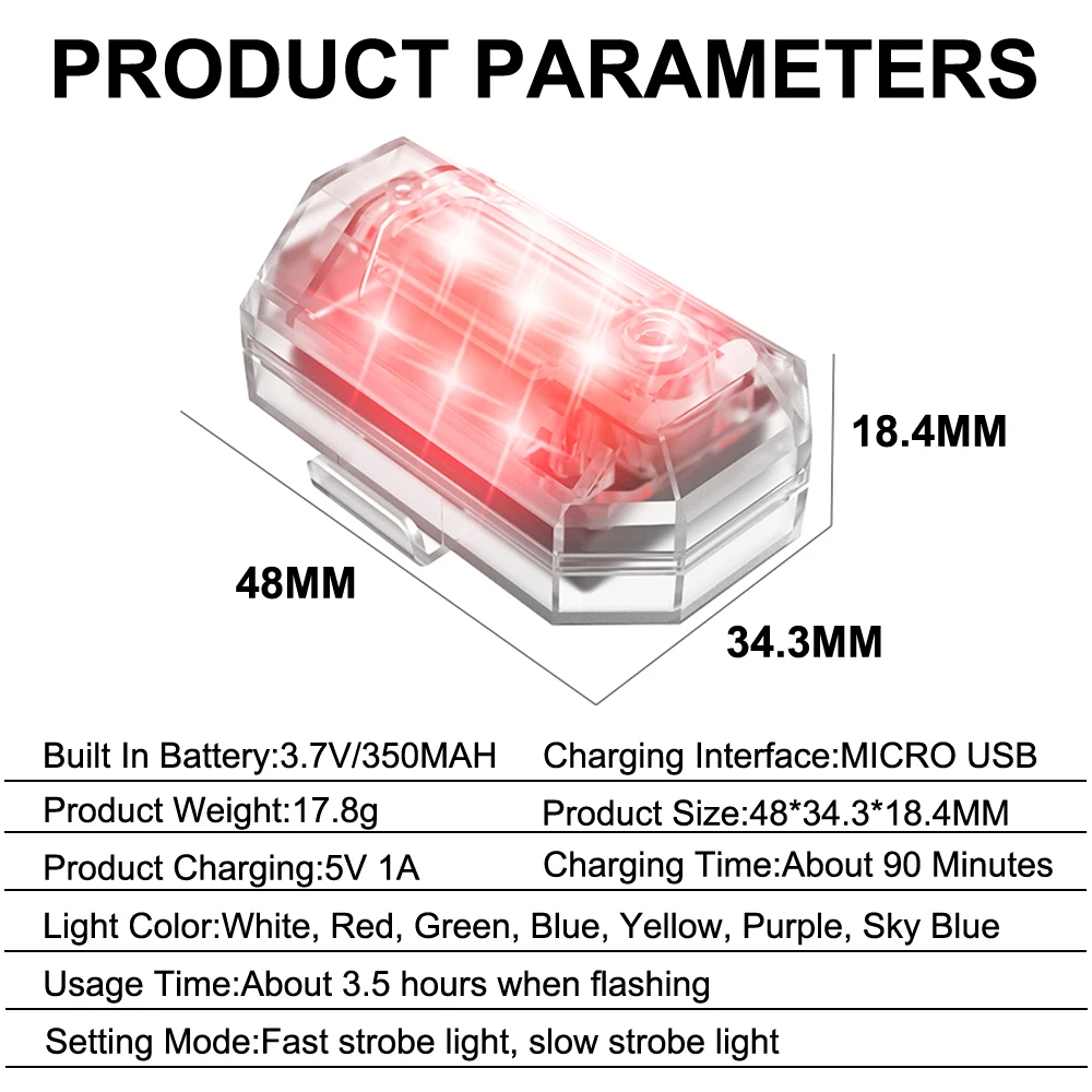 Donwof M3 Wireless Strobe Light 5