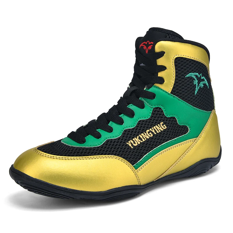 Non-slip and Comfortable Sports Shoes Light and Breathable Wrestling Shoe Men's Women's Same Competition Boxing Shoes