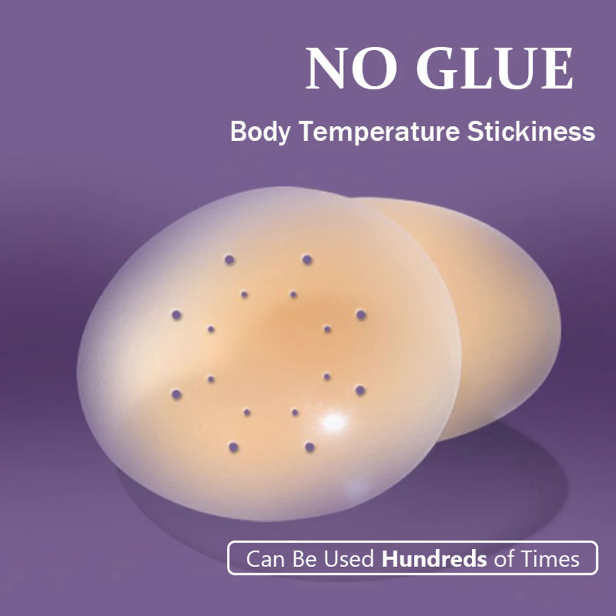 

No Trace Sticky Without Glue Breathable Nipple Cover Plunge Bra Silicone Nubra Accessories Invisible Breast Pads Pasties 8cm