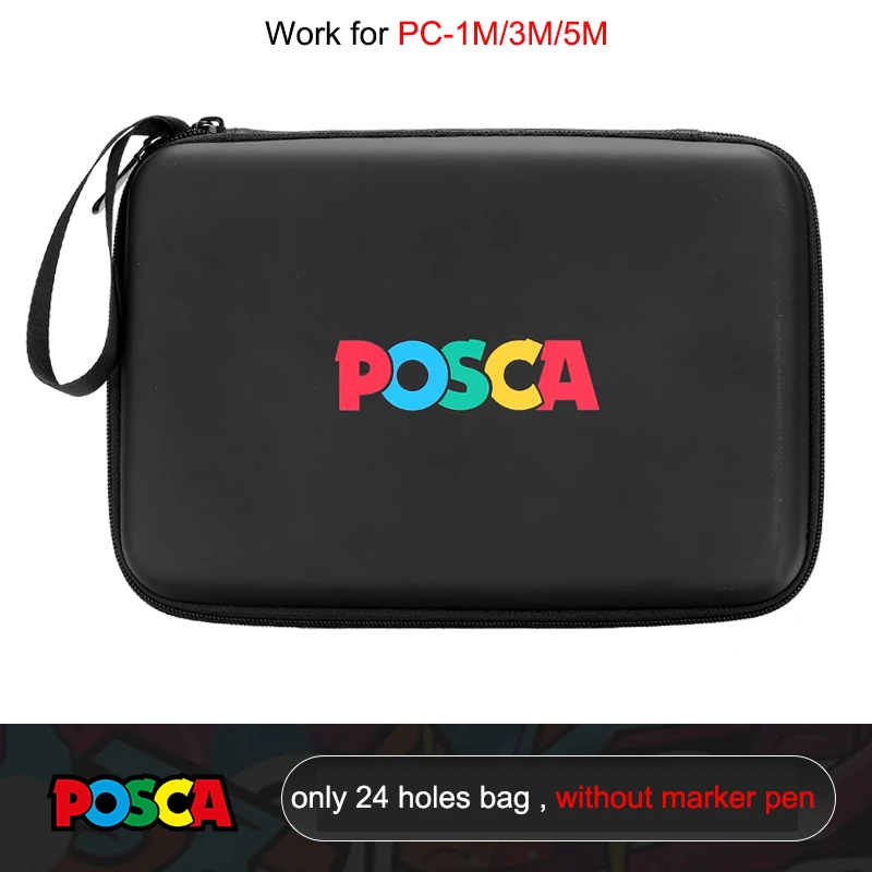 ポスカペンケース 24/36/48/72 穴文具バッグアートペイントブラシ美的