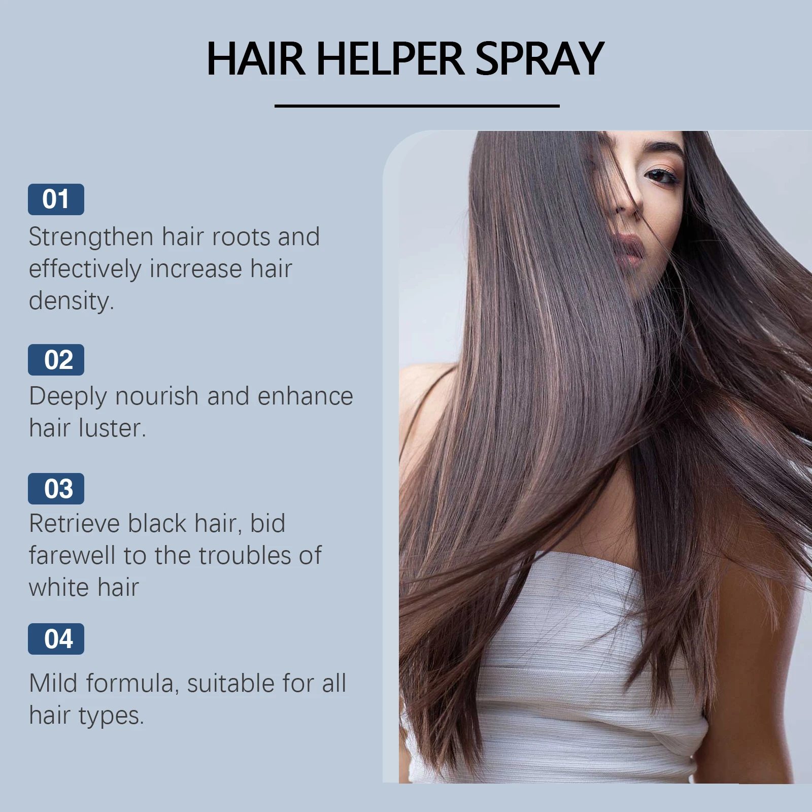 Natural Color Repair & Nourishing Hair Serum for Men and Women – Anti-Gray Care